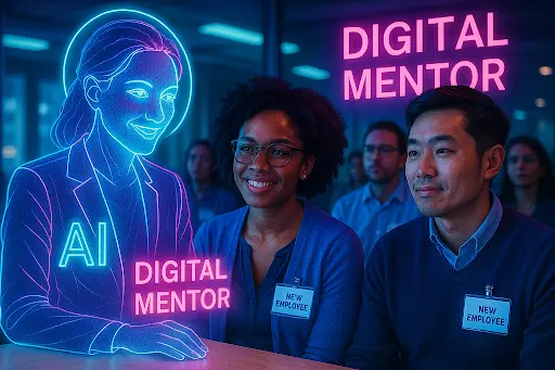 Reimagining Onboarding: Can AI Agents Become Digital Mentors?